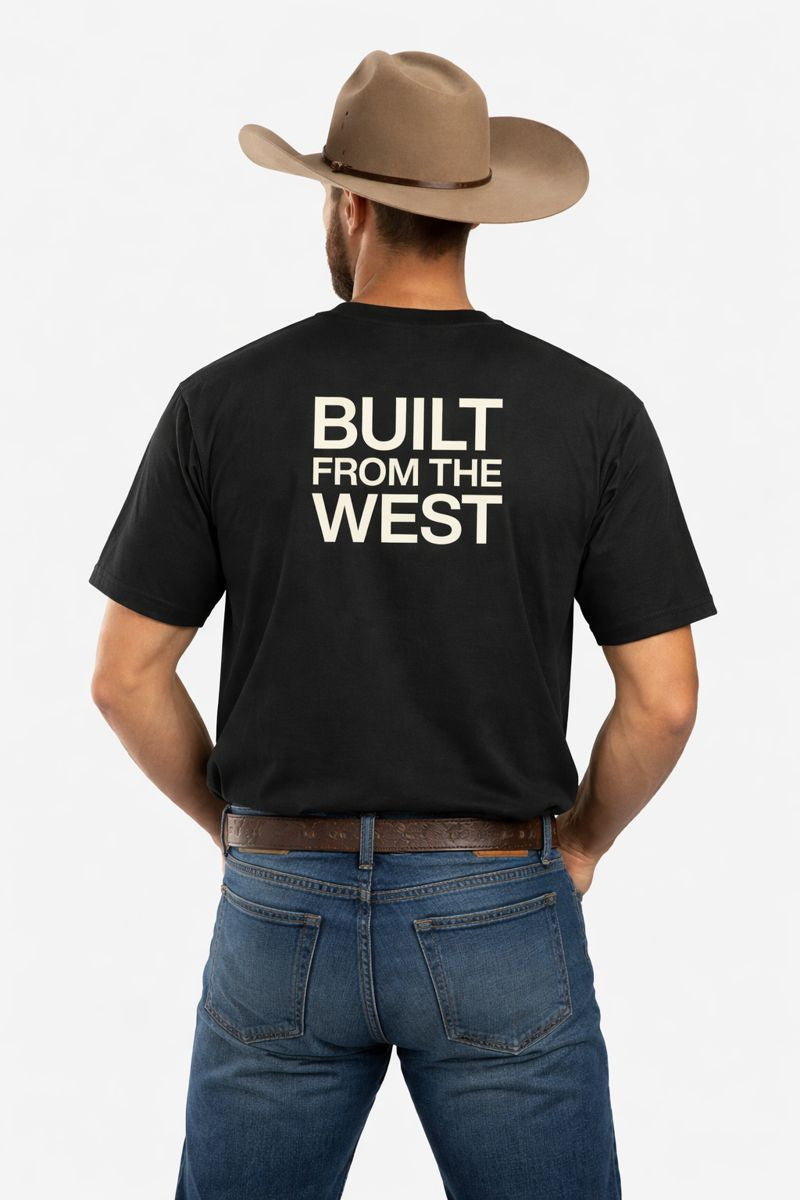 Built From the West Tee – Black