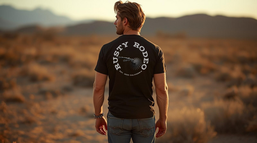 Iron Spur Tee – Black Wash